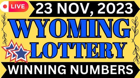 Wyoming (WY) Lottery Results .